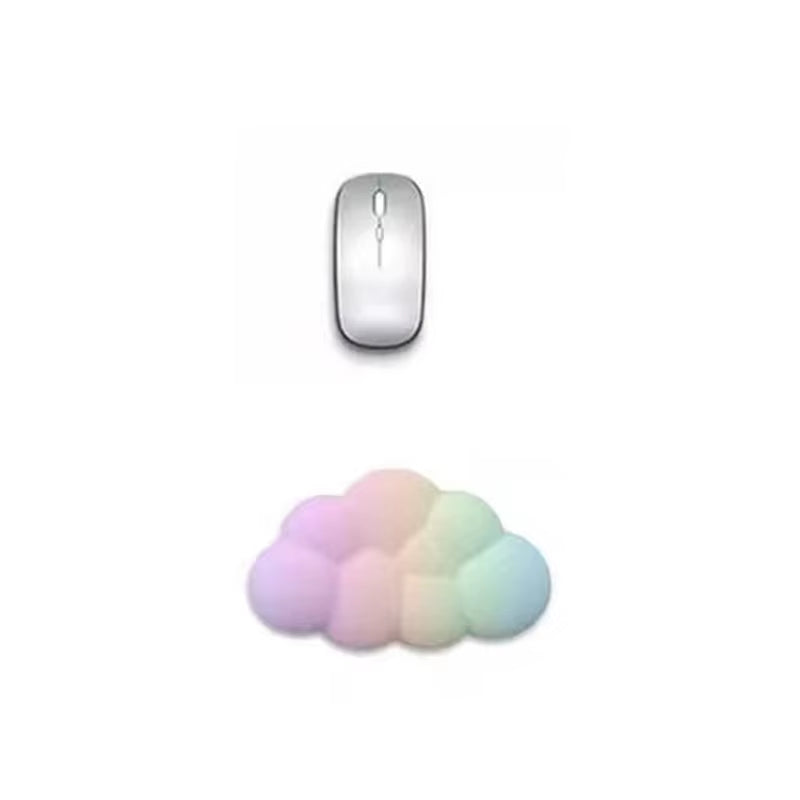 Keyboard Wrist Rest Mouse Pad Wrist Rest Support Ergonimic Arm Rest Cloud Mousepads and Keyboard Rest Support Office