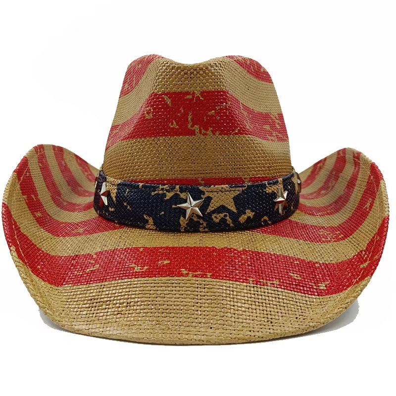Featured Cowboy Hat Vintage Straw Hat 2023 New Men&
