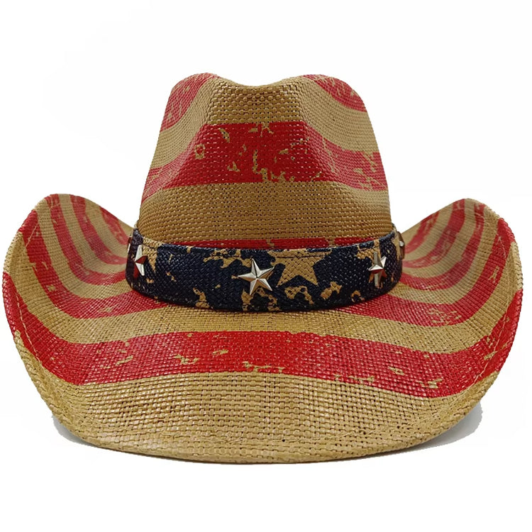 Featured Cowboy Hat Vintage Straw Hat 2023 New Men&