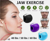 3PCS Quality Face Masseter Facial Shape Go Mouth Jawline Jaw Muscle Exerciser Chew Ball Chew Bite Breaker Training Durable