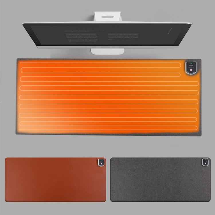 Heated Mouse Pad,Heated Desk Pad,Heated Desk Mat,Warm Desk Pad,Pu Leather Mouse Pad,Electric Heating Mouse Pad/Heated Keyboard Pad,3 Hours Auto Shut-Off,Office & Home Desk Accessorie