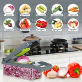 15-In-1 Vegetable Fruit Kitchen Chopper Cutter Food Onion Veggie Dicer Slicer