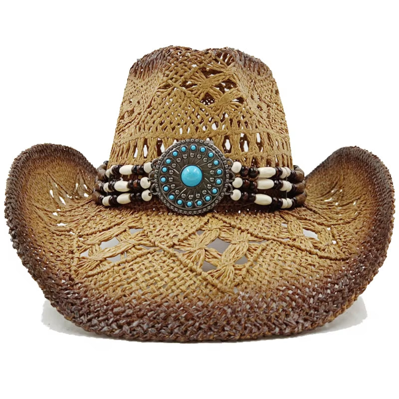 Featured Cowboy Hat Vintage Straw Hat 2023 New Men&
