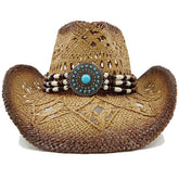 Featured Cowboy Hat Vintage Straw Hat 2023 New Men&