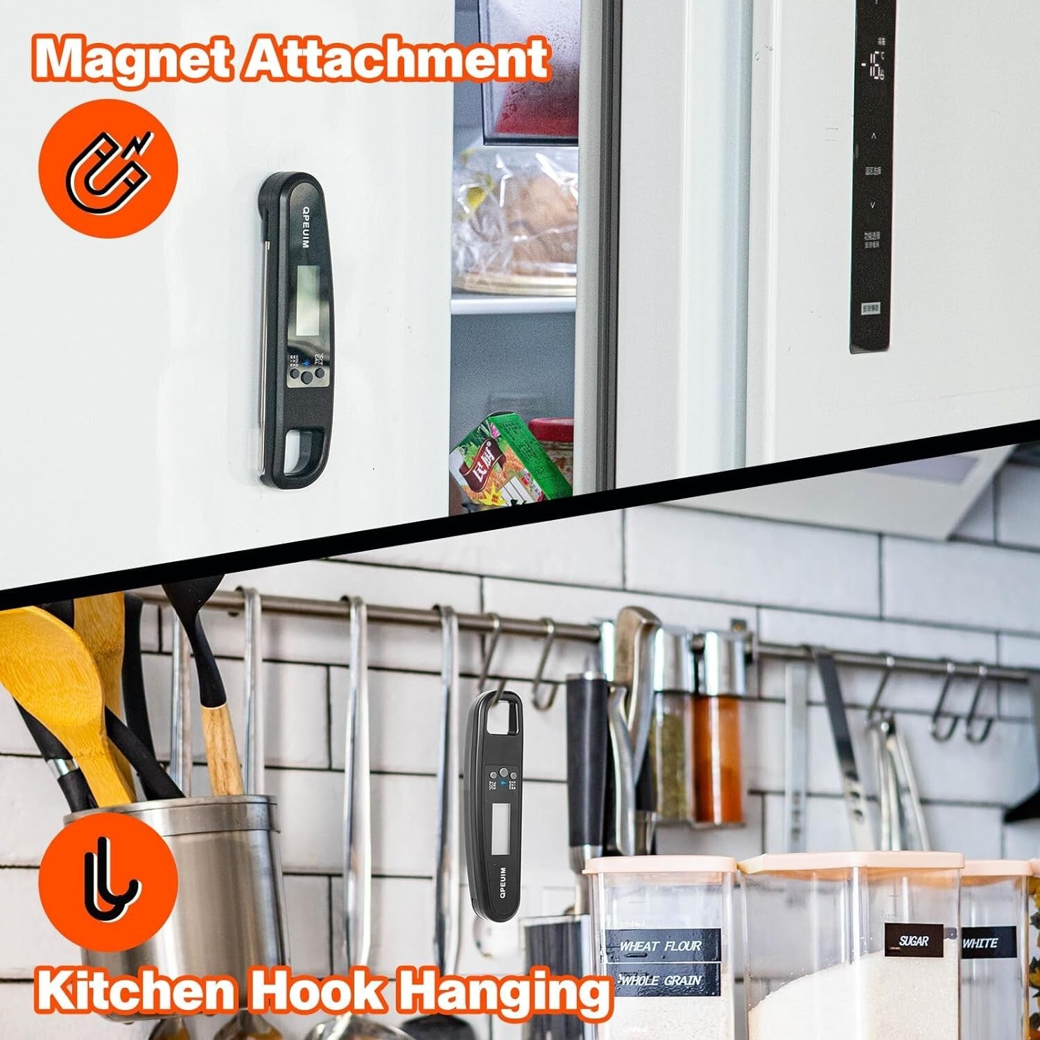 Termometro Digital Electronico Para Cocinar Carne Comida Alimentos Pantalla LCD