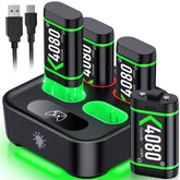 Rechargeable Battery for Xbox One Controller 4 X 3600Mwh Battery for Xbox One/Xbox Series X/S Charging Accessories ﻿