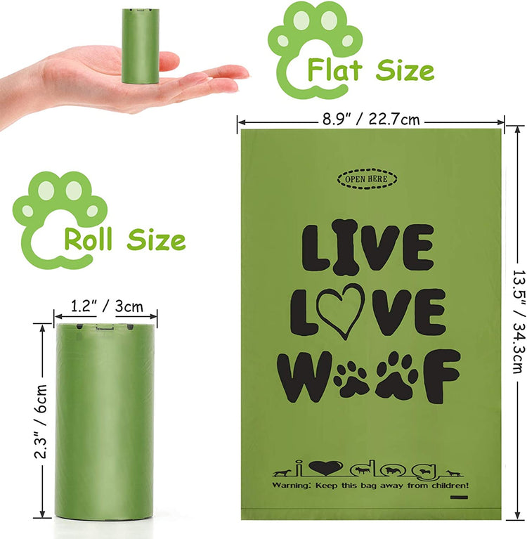 Dog Poop Bags, Extra Thick Biodegradable Bags for Dogs, 260 Count