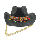 Featured Cowboy Hat Vintage Straw Hat 2023 New Men&