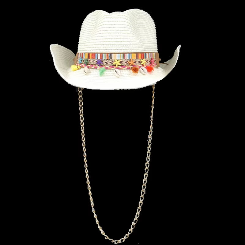 Featured Cowboy Hat Vintage Straw Hat 2023 New Men&