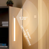 LED Motion Sensor Light under Cabinet Closet Light USB Rechargeable Strip Lamp