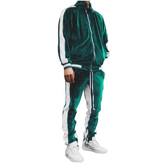 Velour Tracksuit Mens,2023 Men&