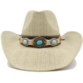 Featured Cowboy Hat Vintage Straw Hat 2023 New Men&
