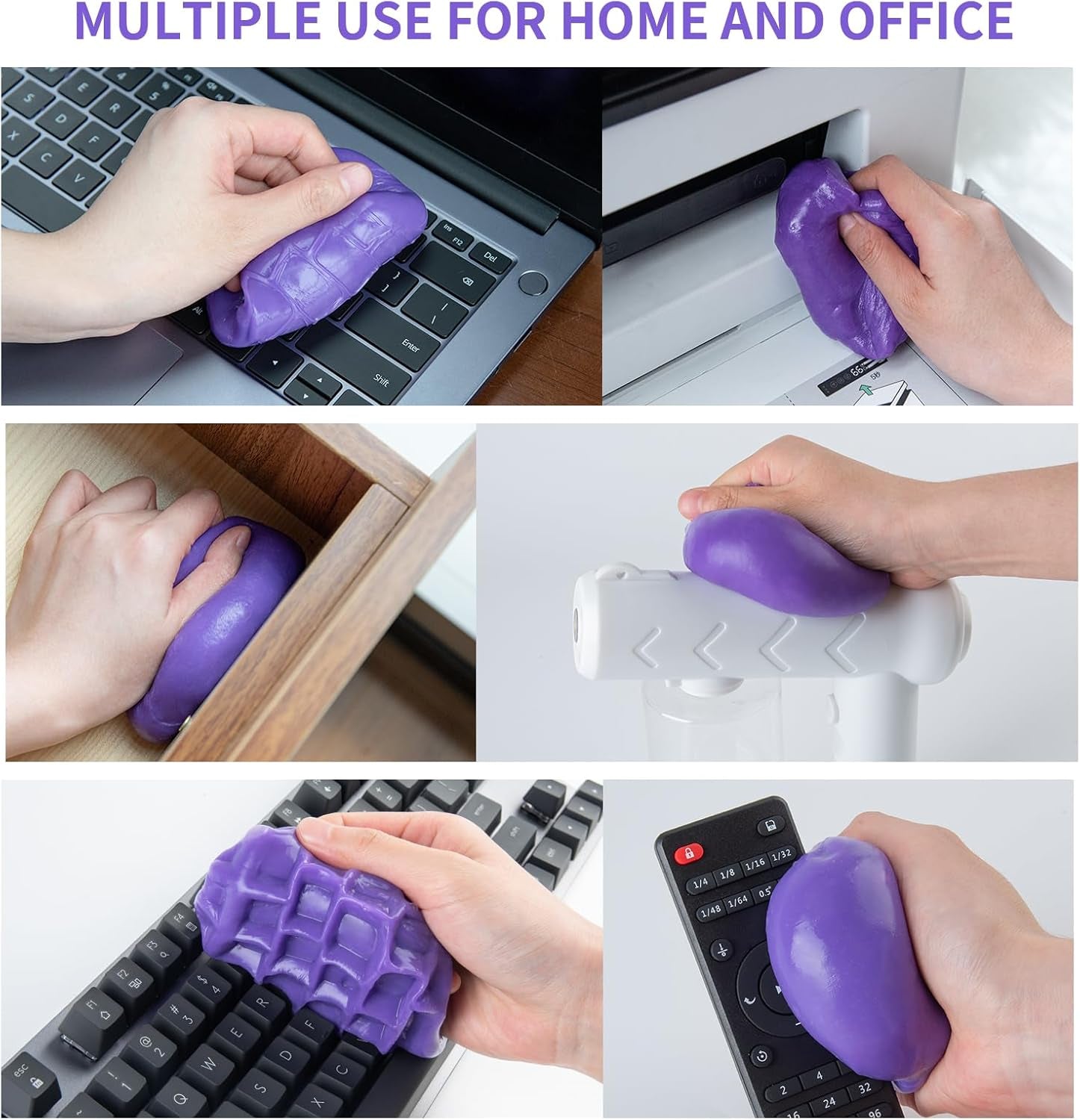 160G Car Cleaning Gel Green & 160G Car Cleaning Gel Purple