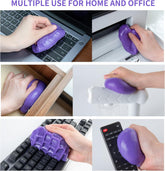 160G Car Cleaning Gel Green & 160G Car Cleaning Gel Purple