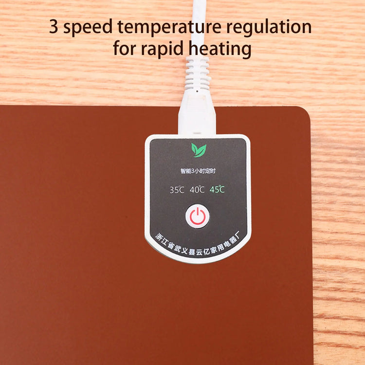 Heated Mouse Pad,Heated Desk Pad,Heated Desk Mat,Warm Desk Pad,Pu Leather Mouse Pad,Electric Heating Mouse Pad/Heated Keyboard Pad,3 Hours Auto Shut-Off,Office & Home Desk Accessorie