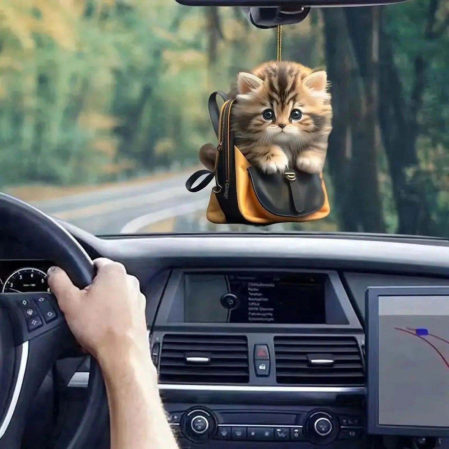 Christmas Decorations, Christmas Tree Decorations, Super Cute Car Ornaments Acrylic Christmas Hat Christmas Tree Ornaments