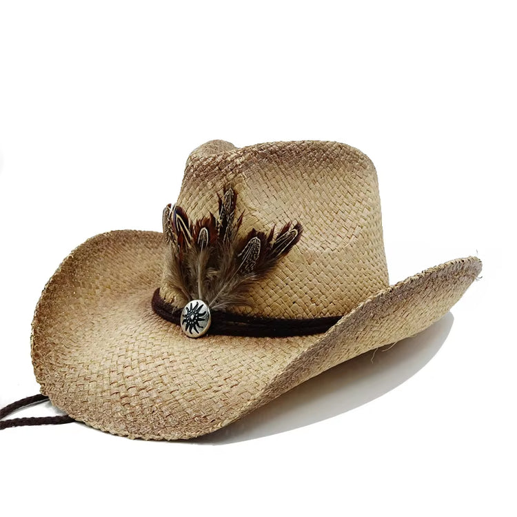 Featured Cowboy Hat Vintage Straw Hat 2023 New Men&