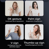 Auto Face Tracking Tripod 360° Rotation Auto Tracking Phone Holder Face Tracking Phone Tripod Holder for Tiktok Video Recording