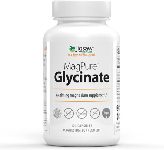 Magpure Glycinate | Premium Magnesium Glycinate Capsules | 120 Servings