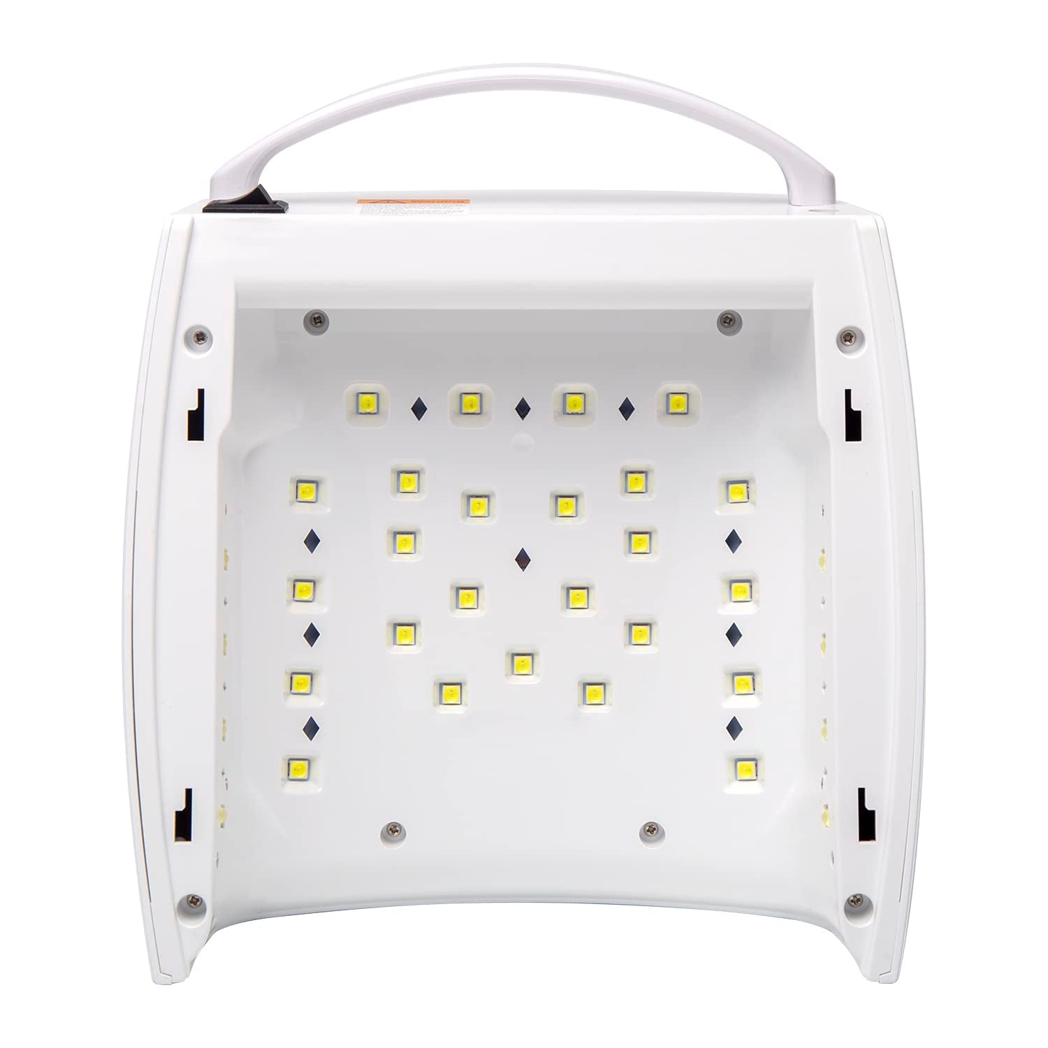 48W Rechargeable UV LED Nail Lamp,Cordless Professional Gel Nail Art Lights Manicure Tools for Home and Salon (White)