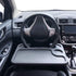 MINI-FACTORY Food Tray for Car Steering Wheel Eating Tray Desk Table for Food Drink Notebook Laptop - Black