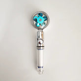 Filtered Turbo Propeller Bathroom Shower Head High Pressure Water Saving Stop Button Showerhead Water Pressure Adjustable Shower