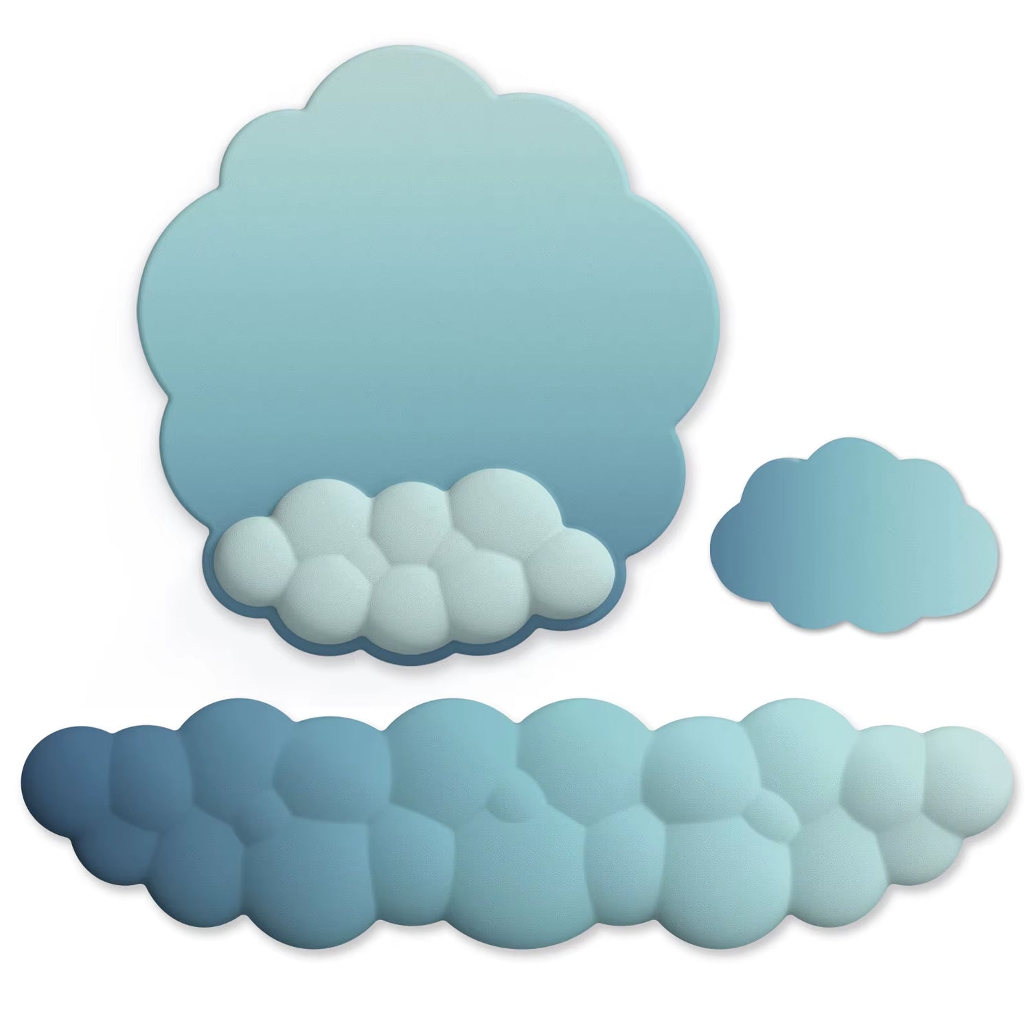 Keyboard Wrist Rest Mouse Pad Wrist Rest Support Ergonimic Arm Rest Cloud Mousepads and Keyboard Rest Support Office