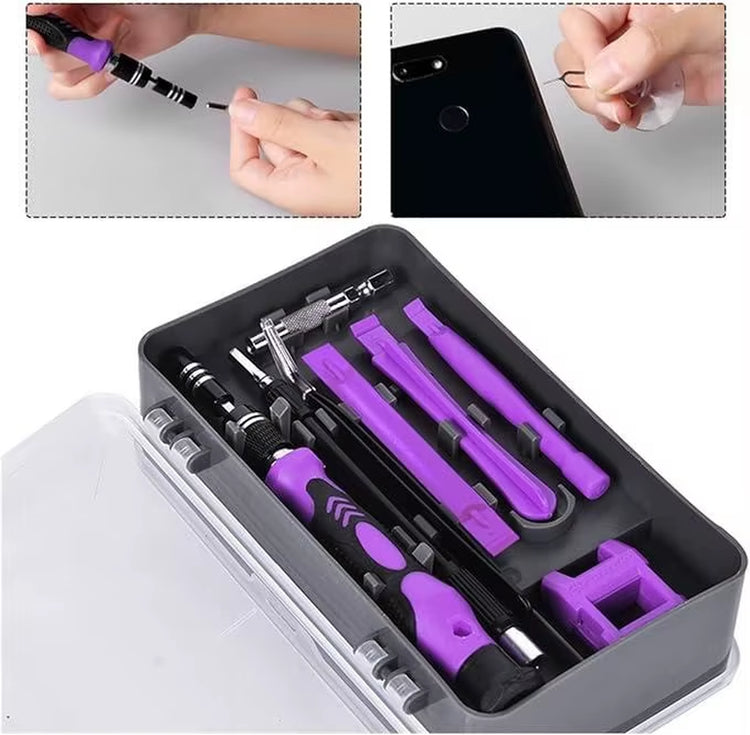 Precision Screwdriver Set for PC, 1 Set 115 in 1 Electronics Magnetic Repair Tools Kit with Case, Summer Gift, Screwdriver Set F