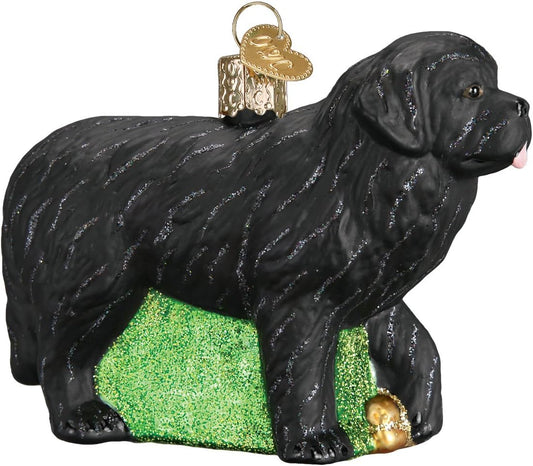 Newfoundland Glass Blown Ornament for Christmas Tree