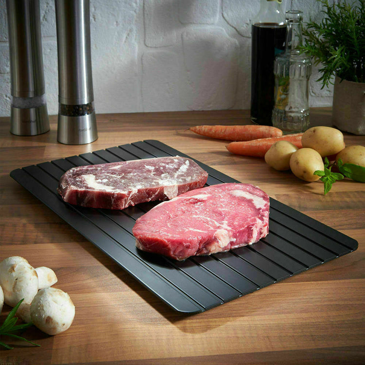 Fast Defrosting Tray Meat Thaw Rapid Safety Thawing Miracle Frozen Food Defrost!