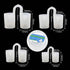 New Blue Silicone 4/8Pcs/Set Snoring Solution anti Snoring Devices Snore Nose Vents Nasal Dilators for Better Sleep Sleeping Aid