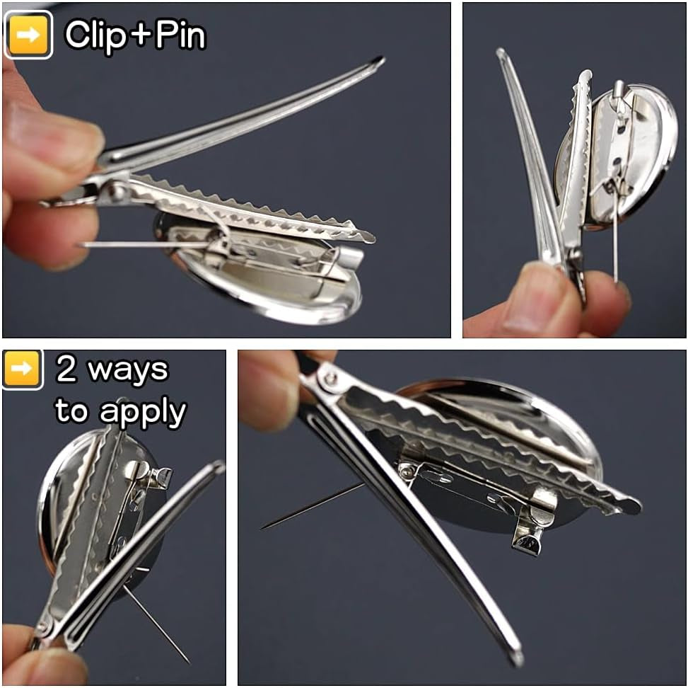 Cc Brooches for Women Fashion Pre-Tied Neck Tie Brooch Pin Bow Tie Patriotic Collar Jewelry Gift