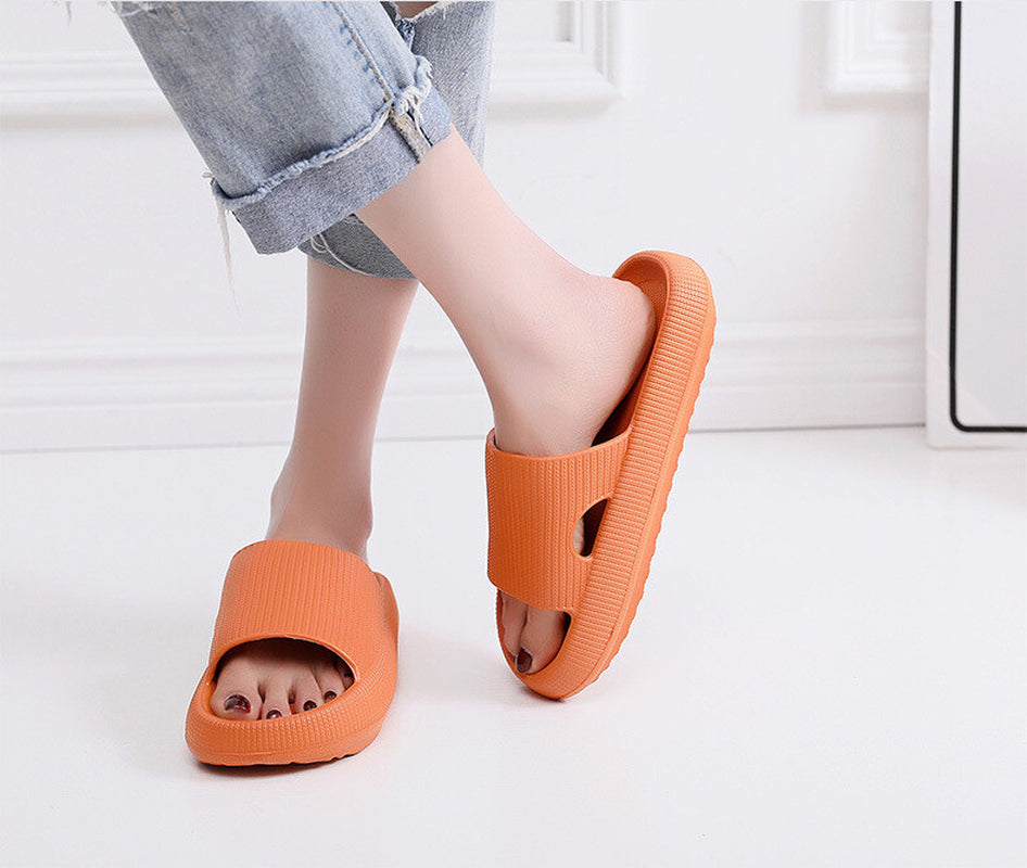 Cozy Pillow Slides Anti-Slip Sandals Ultra Soft Slippers Cloud Home Outdoor Shoe