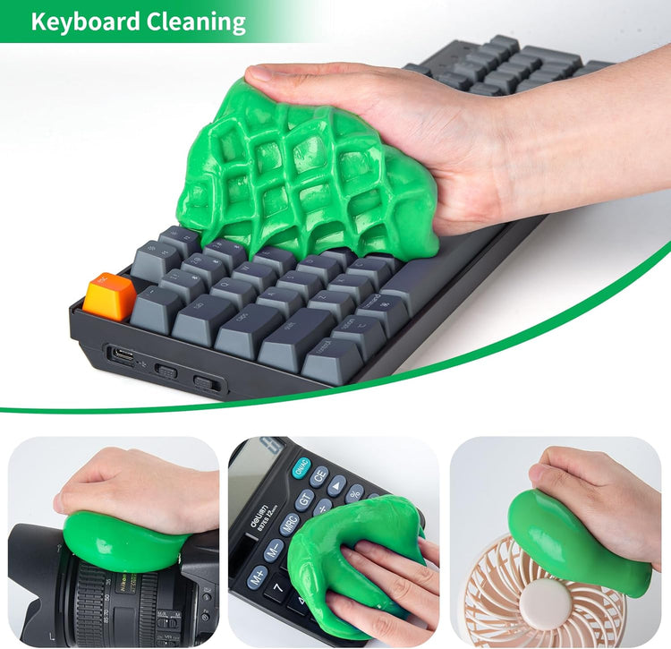 160G Car Cleaning Gel Green & 160G Car Cleaning Gel Purple