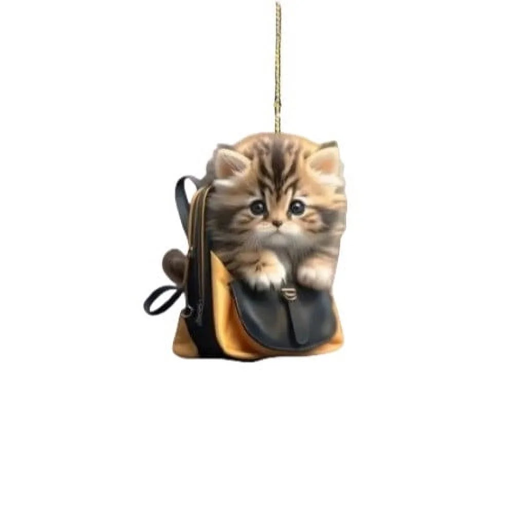 Christmas Decorations, Christmas Tree Decorations, Super Cute Car Ornaments Acrylic Christmas Hat Christmas Tree Ornaments