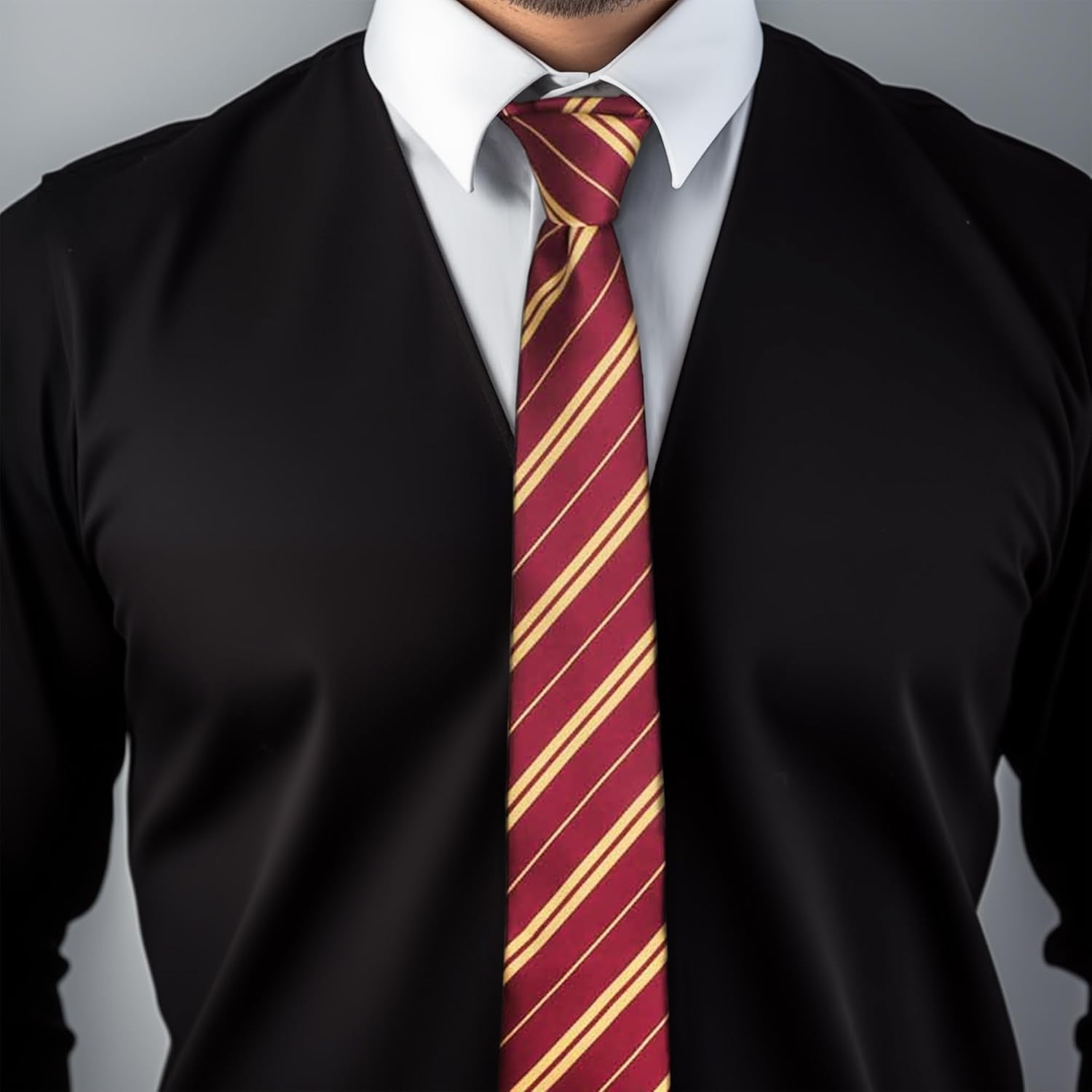 Halloween Cosplay Tie Unisex Adult Teen Boy Girl Necktie Birthday Party Accessory Costume Satin