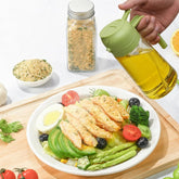 16Oz Oil Dispenser Bottle 2 in 1 Olive Oil Sprayer for Kitchen Cooking 470Ml
