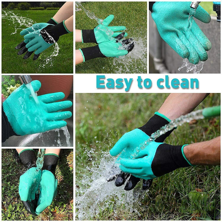 Garden Gloves with Claws Digging Planting Work Gloves Gardening Yard Safe Gloves