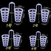 New Blue Silicone 4/8Pcs/Set Snoring Solution anti Snoring Devices Snore Nose Vents Nasal Dilators for Better Sleep Sleeping Aid