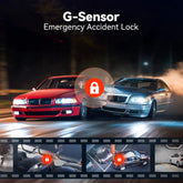 Dash Cam Front and Rear, Dash Cam 4K with Wifi & GPS, 4K/2.5K Front+1080P Rear Dashcam, Dash Camera with Night Vision, 3.18&