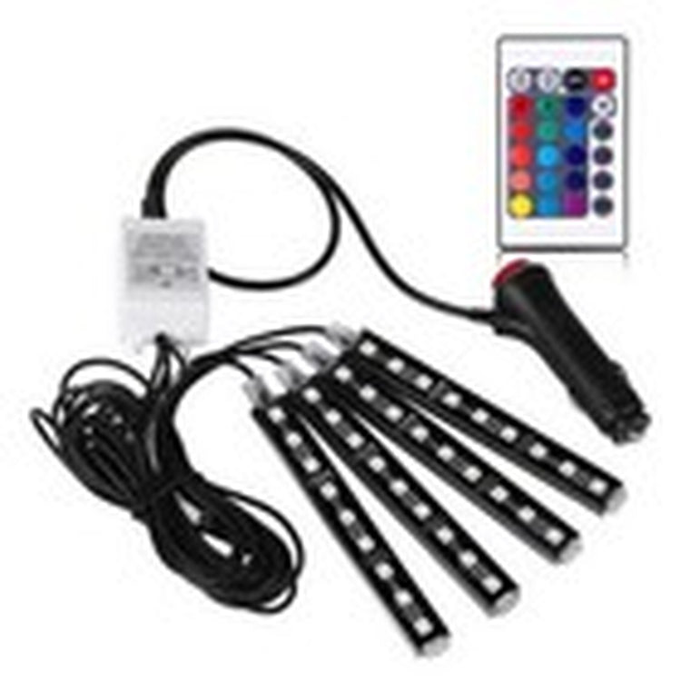RGB LED CAR Interior Accessories Floor Decorative Atmosphere Strip Lamp Lights