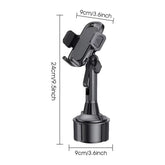 Cup Holder Phone Mount for Car 360 Degree Rotation Auto Cell Phone Stand 2 in 1 Car Cup Holder Phone Mount for Car Golf Cart