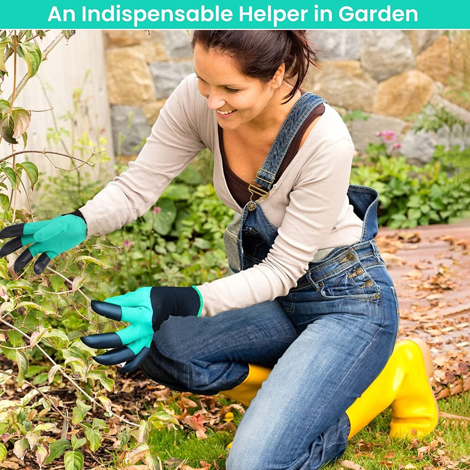 Garden Gloves with Claws Digging Planting Work Gloves Gardening Yard Safe Gloves