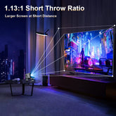 Smart Home Theater Projectors with Wifi 6 & BT Auto Vertical Keystone Portable 4K Projector for Home Office Outdoor