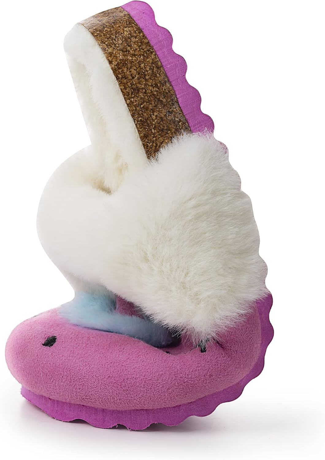 Boys Girls Unicorn Slippers,Cute House Fuzzy Fluffy Clogs for Toddler/Little Kid/Big Kid Size 9/10