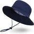 Outdoor Sun Hat Waterproof Fishing Hat Sun Protection UPF 50+ Summer Boonie for Man/Women Foldable Bucket Hat